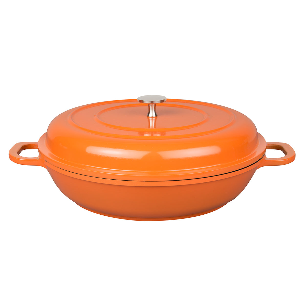 MASTERPAN Nonstick Dutch Casserole, Orange 3 Qt. 11