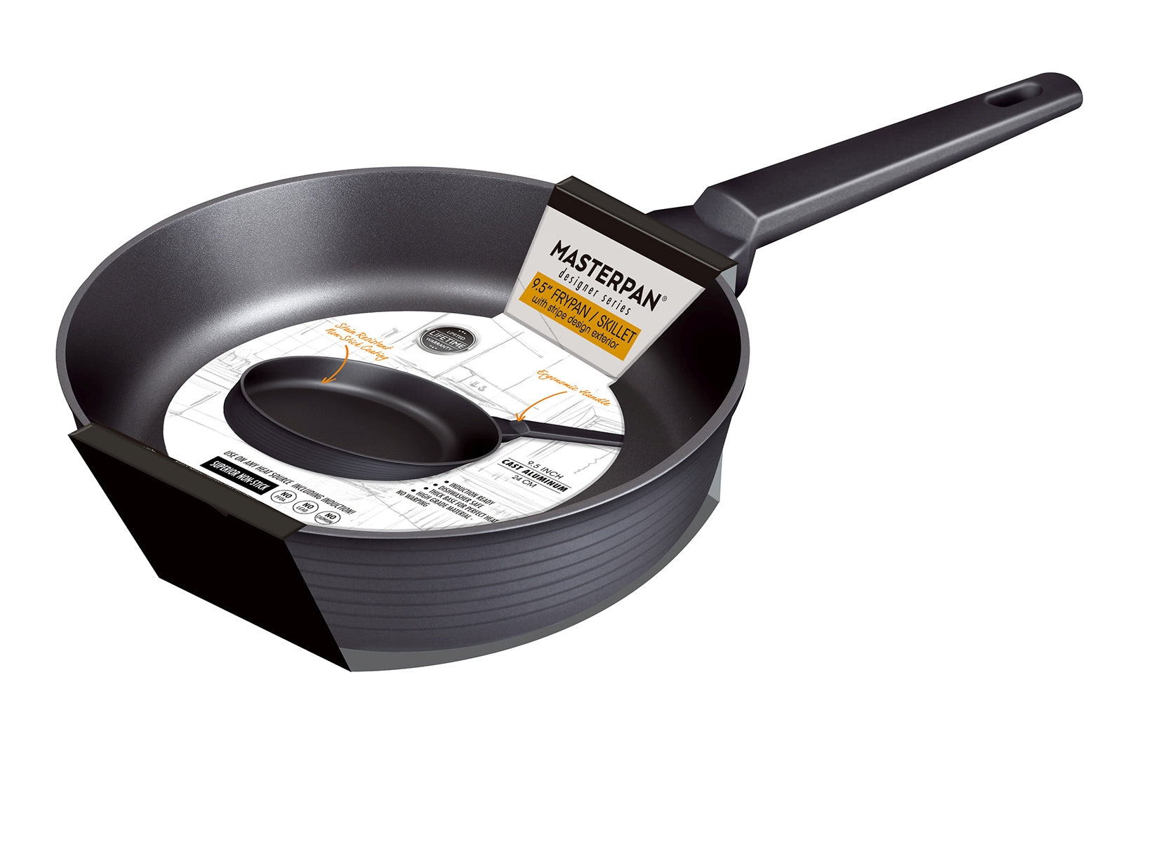 MASTERPAN Nonstick Frypan & Skillet, 9.5