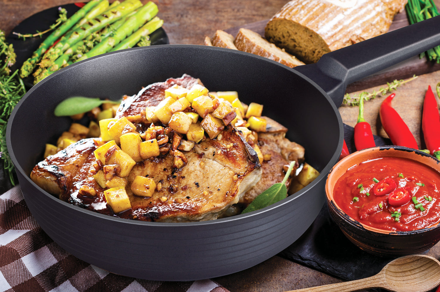 MASTERPAN Nonstick Frypan & Skillet, 9.5