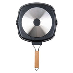 MASTERPAN Nonstick Grill Pan with Folding Handle, 11" (28cm)