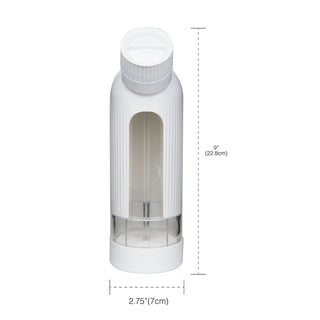 5-in-1 Multi Section Spice Grinder & Dispenser, White (Spices Not Included)