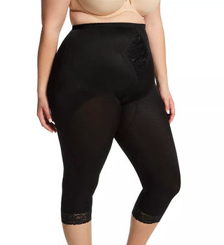 Style 6265 | Waistline Capri Pant Liner with Tummy Control Panel| Memory Compression Fabric | Medium Support Rago Shapewear