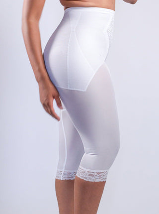 Style 6265 | Waistline Capri Pant Liner with Tummy Control Panel| Memory Compression Fabric | Medium Support Rago Shapewear