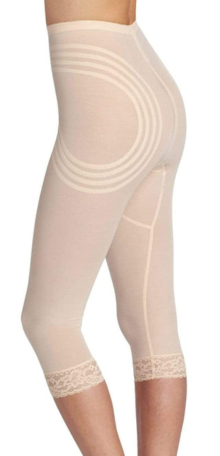 Style 6269 | Breathable Waistline Capri Pant Liner | Power Mesh Fabric | Firm to Extra Firm Support Rago Shapewear