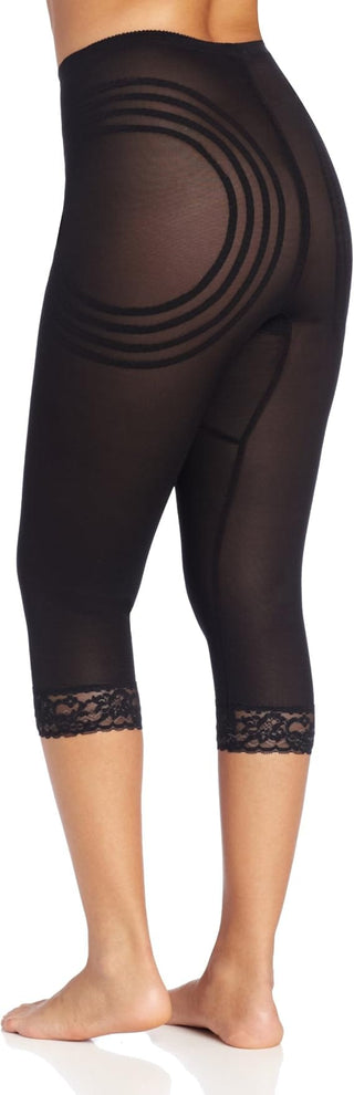 Style 6269 | Breathable Waistline Capri Pant Liner | Power Mesh Fabric | Firm to Extra Firm Support Rago Shapewear