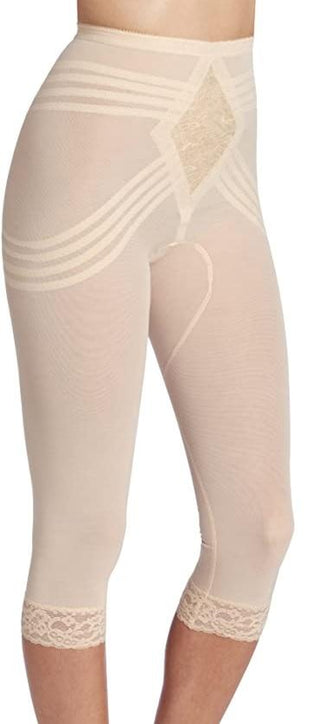 Style 6269 | Breathable Waistline Capri Pant Liner | Power Mesh Fabric | Firm to Extra Firm Support Rago Shapewear