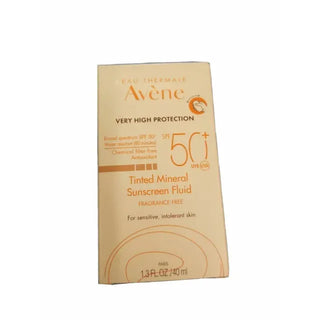 Avène Avene Tinted Mineral Sunscreen Fluid SPF 50+ - 1.3 oz/40mL