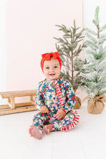 Holly Floral | ZIP ROMPER - By Baano