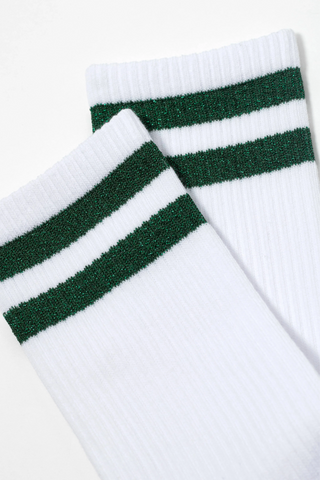 Conte Cotton Long Socks Active 157 - Lurex Stripes - By Baano