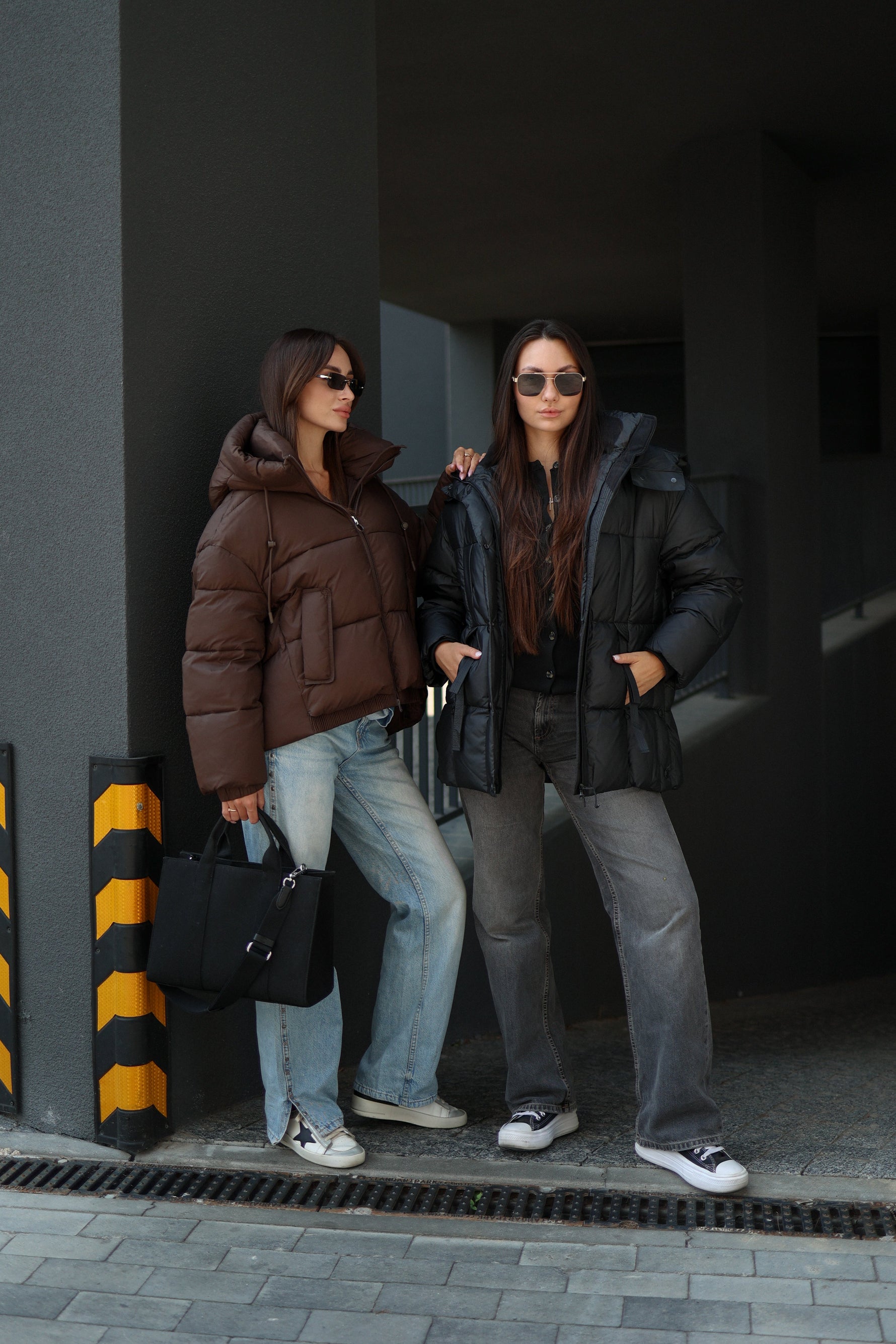 Dark Chocolate Insulated Bio-Down Jacket