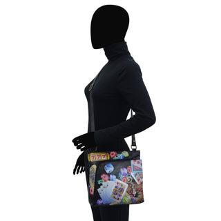 Crossbody With Front Zip Organizer - 651