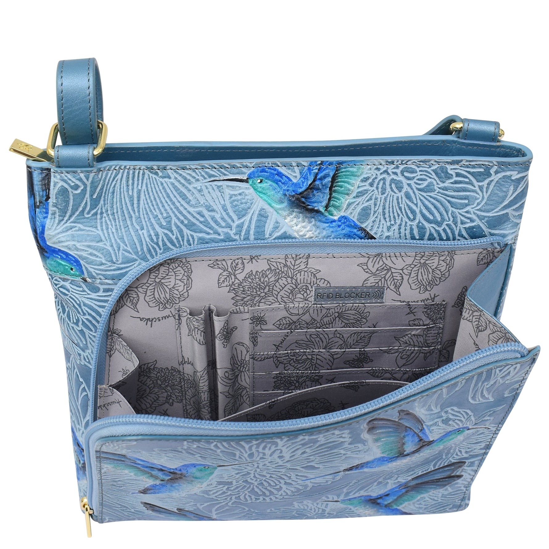 Crossbody With Front Zip Organizer - 651 Anuschka