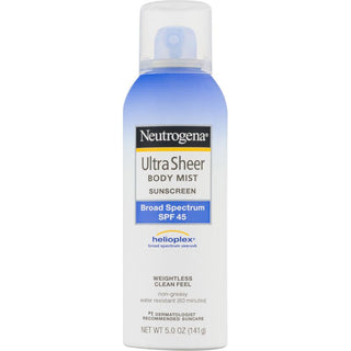 Neutrogena Ultra Sheer Body Mist Broad Spectrum SPF 45