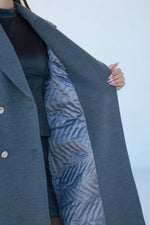 Alaska Classic Cashmere Blend Overcoat in Grey