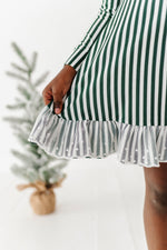 Green Stripes | NIGHTGOWN - By Baano