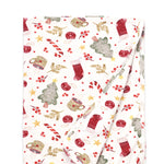 Holiday Baby Stroller Blanket – Soft Bamboo Christmas Wrap - Noel - By Baano