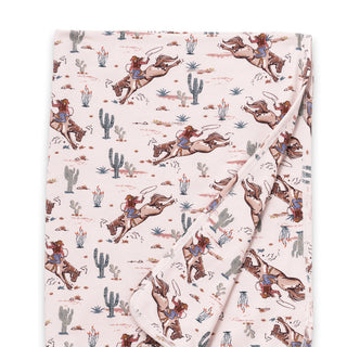Prairie Princess Baby Girl Western Bamboo Stroller Blanket Tesa Babe