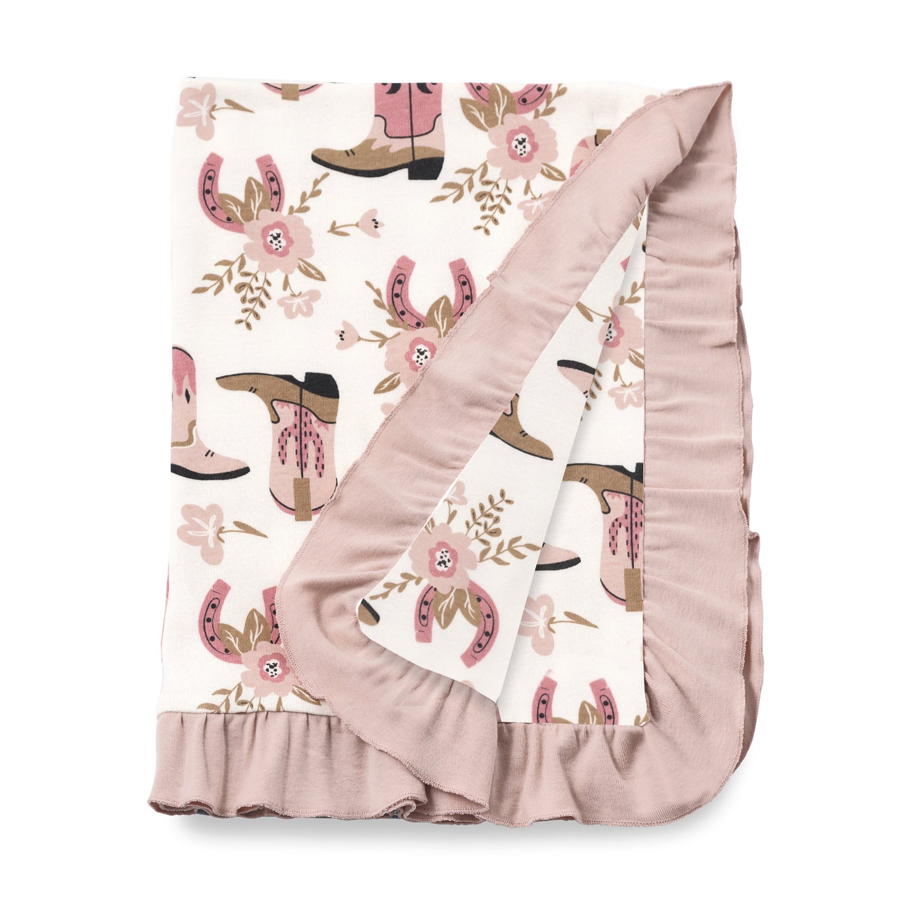 Cowgirl Boots Stroller Blanket Tesa Babe