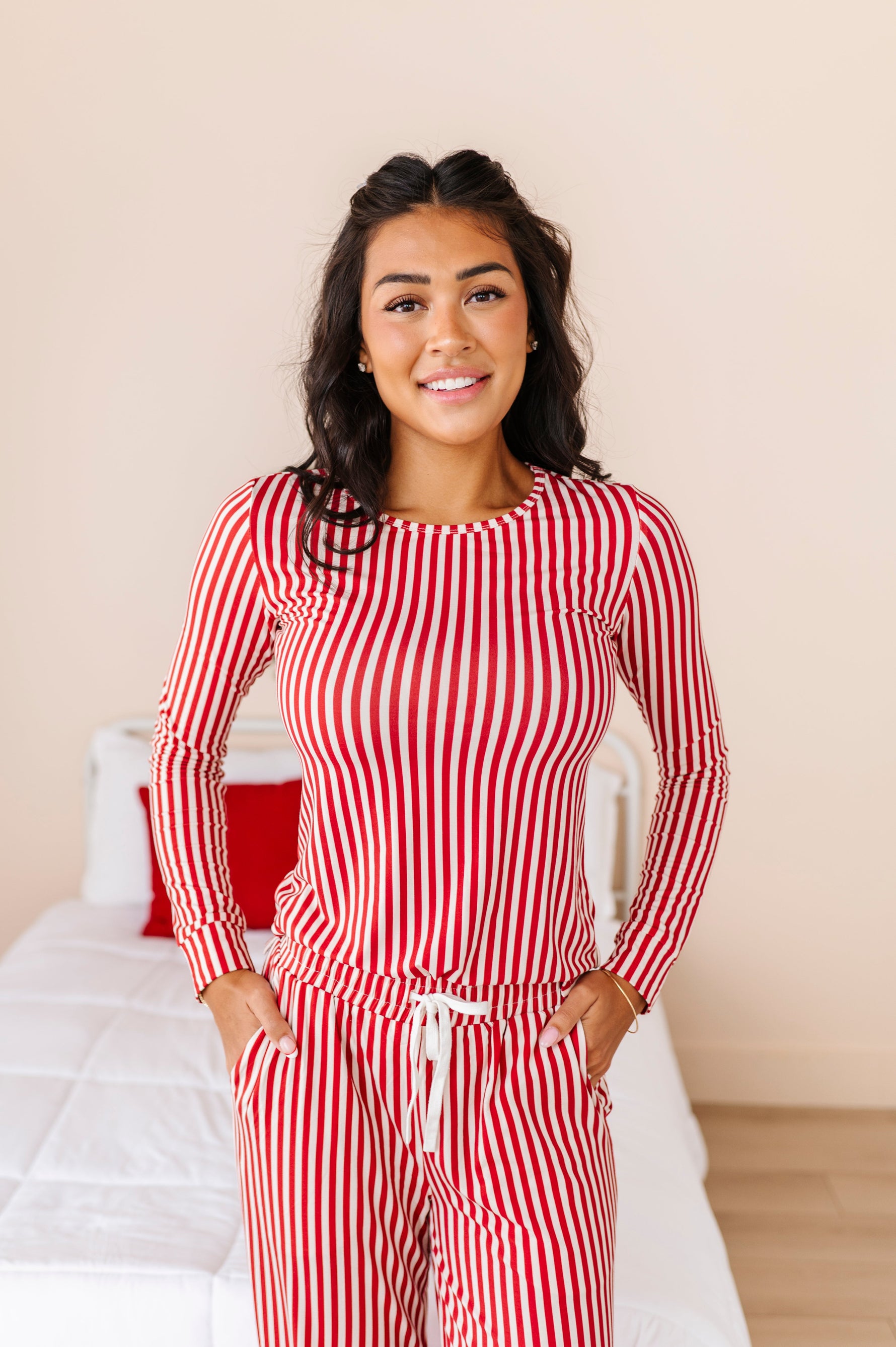 Red Stripes | Women’s PJ PANTS - By Baano