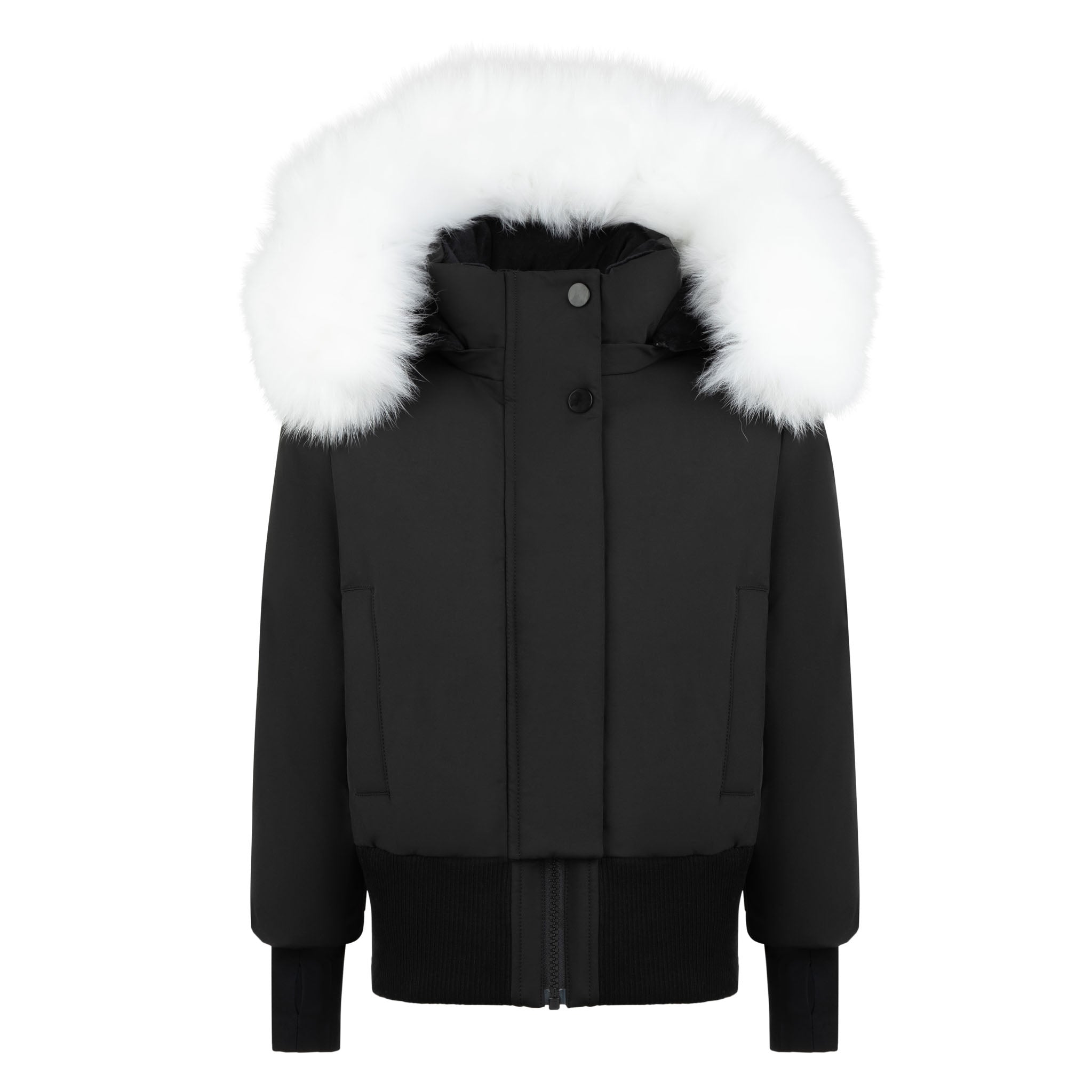 Pramie Girls Black Bomber Jacket 4–16 | Classic Kids’ Winter Coat