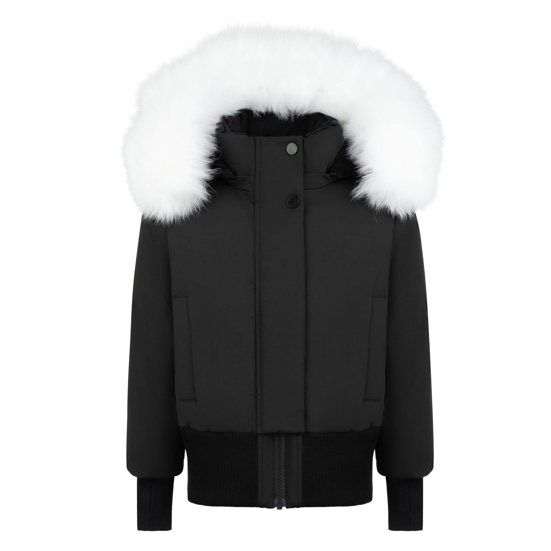 Pramie Girls Black Bomber Jacket 4–16 | Classic Kids’ Winter Coat