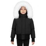 Pramie Girls Black Bomber Jacket 4–16 | Classic Kids’ Winter Coat