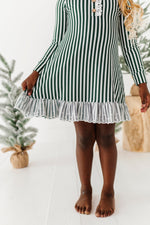 Green Stripes | NIGHTGOWN - By Baano