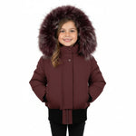 Pramie Girls Burgundy Bomber Jacket 4–16 | Stylish Kids’ Winter Outerwear