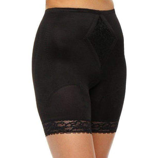 Style 6795 | Waistline Thigh Slimmer with Tummy Control Panel| Memory Compression Fabric | Medium Support Rago Shapewear