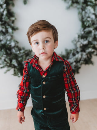 *PREORDER* Christmas Tartan Button-Up Shirt