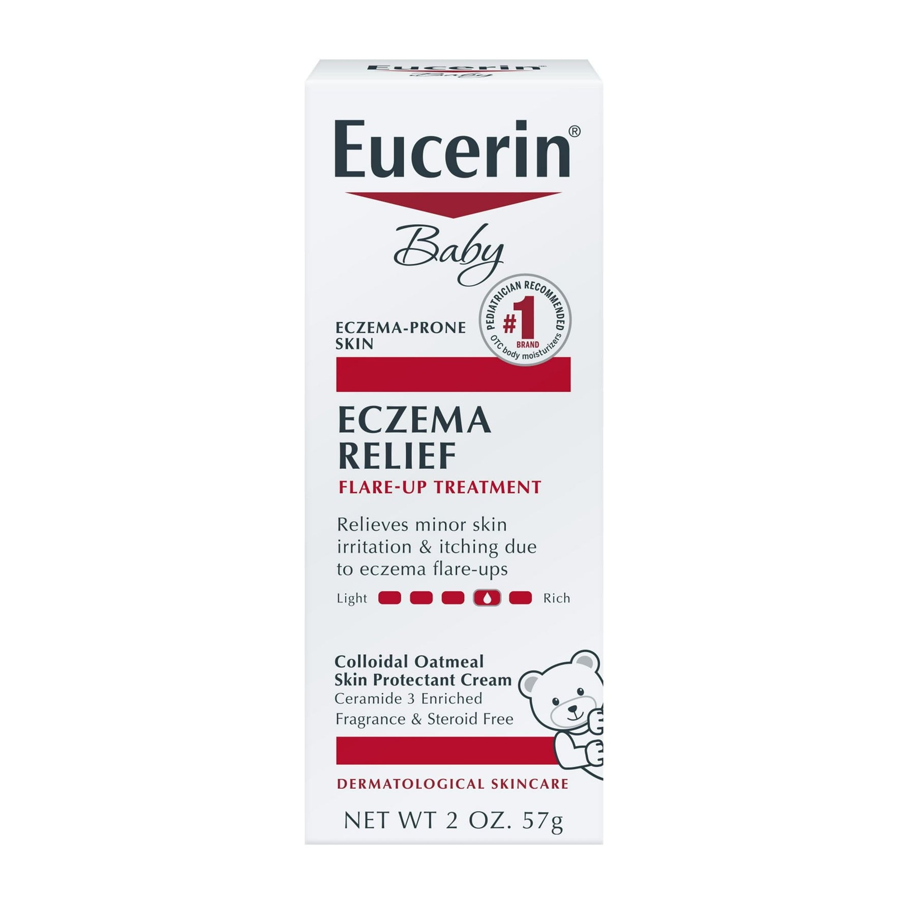 Eucerin Baby Eczema Relief Flare-Up Treatment, Baby Eczema Cream with Colloidal Oatmeal, 2 Oz Tube - By Baano