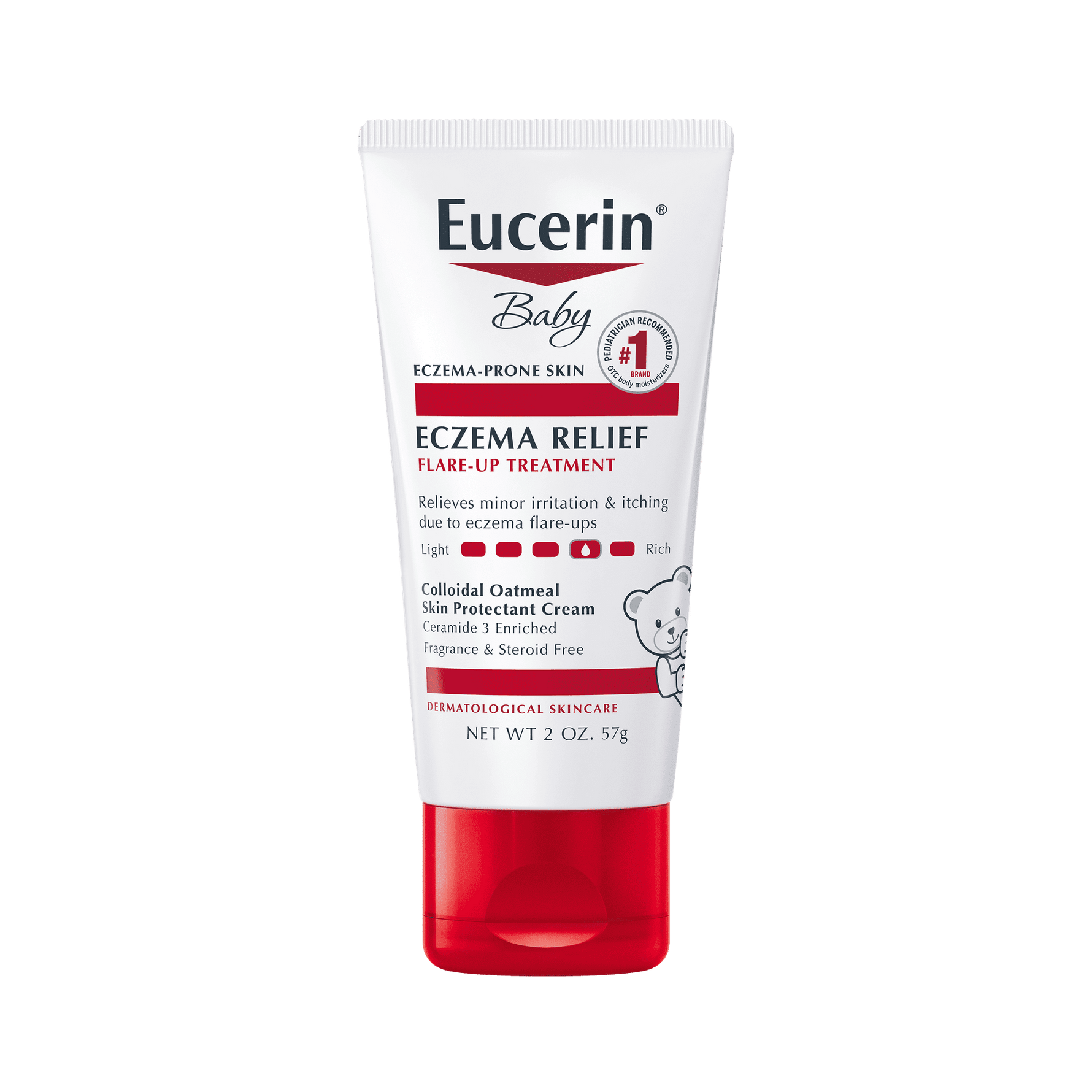 Eucerin Baby Eczema Relief Flare-Up Treatment, Baby Eczema Cream with Colloidal Oatmeal, 2 Oz Tube - By Baano