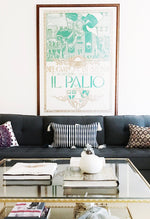 Antigua Pillow - Dark Teal Blue