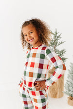 Holiday Plaid | GIRLS WIDE-LEG SET - By Baano