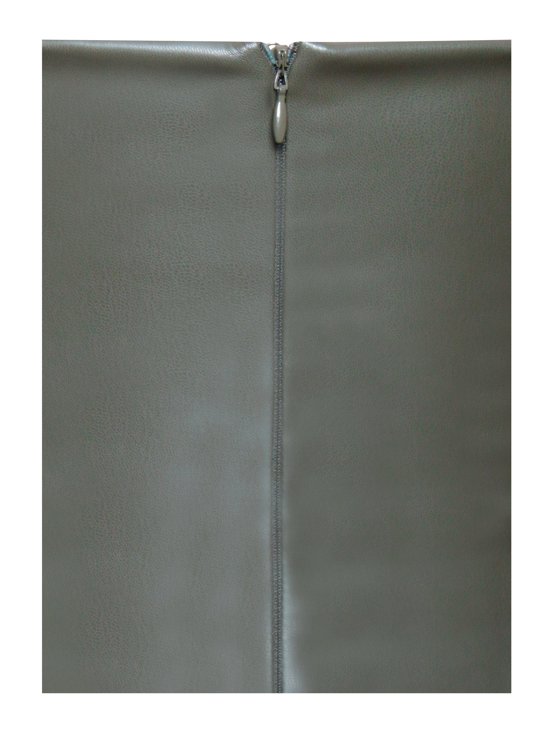 Eliana Olive Vegan Leather Dress Miss Circle