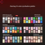 CHEERYEP (QIANYAN) 16-Color Natural Star Eye Shadow Palette - 07#Closer