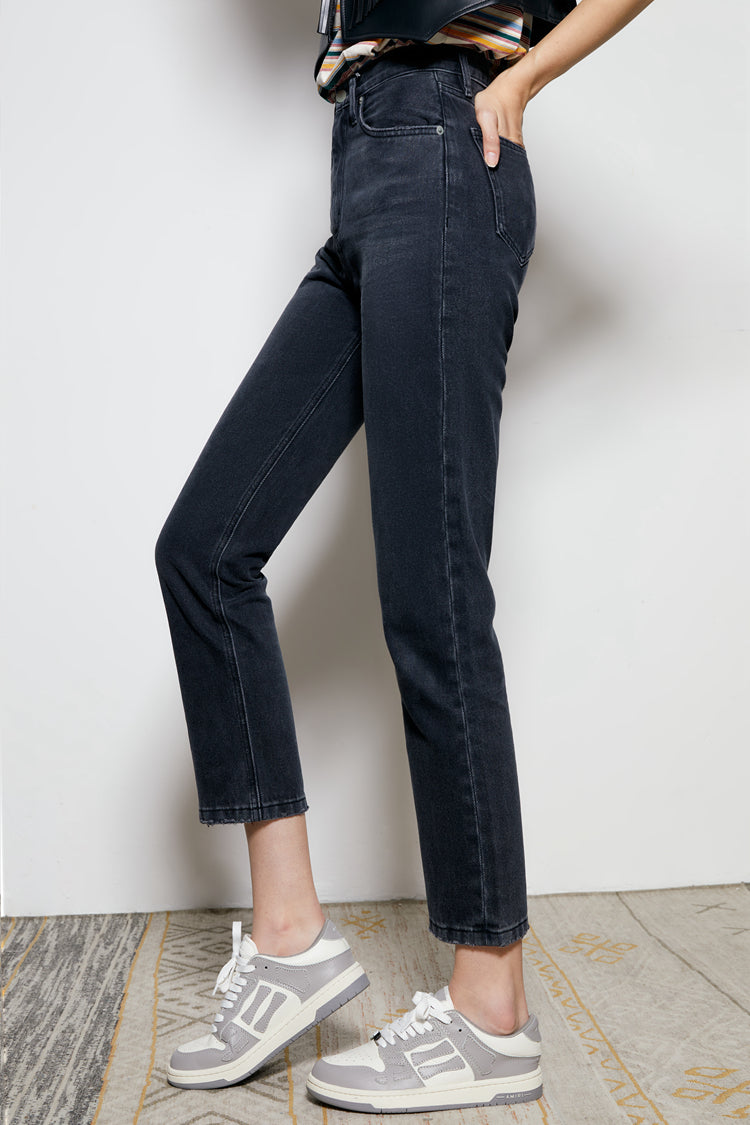 Chelsea High Rise Straight Crop Jeans HJ005 [FINAL SALE] Hey Joanie