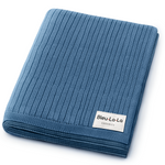 Organic Ribbed Knit Cotton Baby Blanket - By Baano