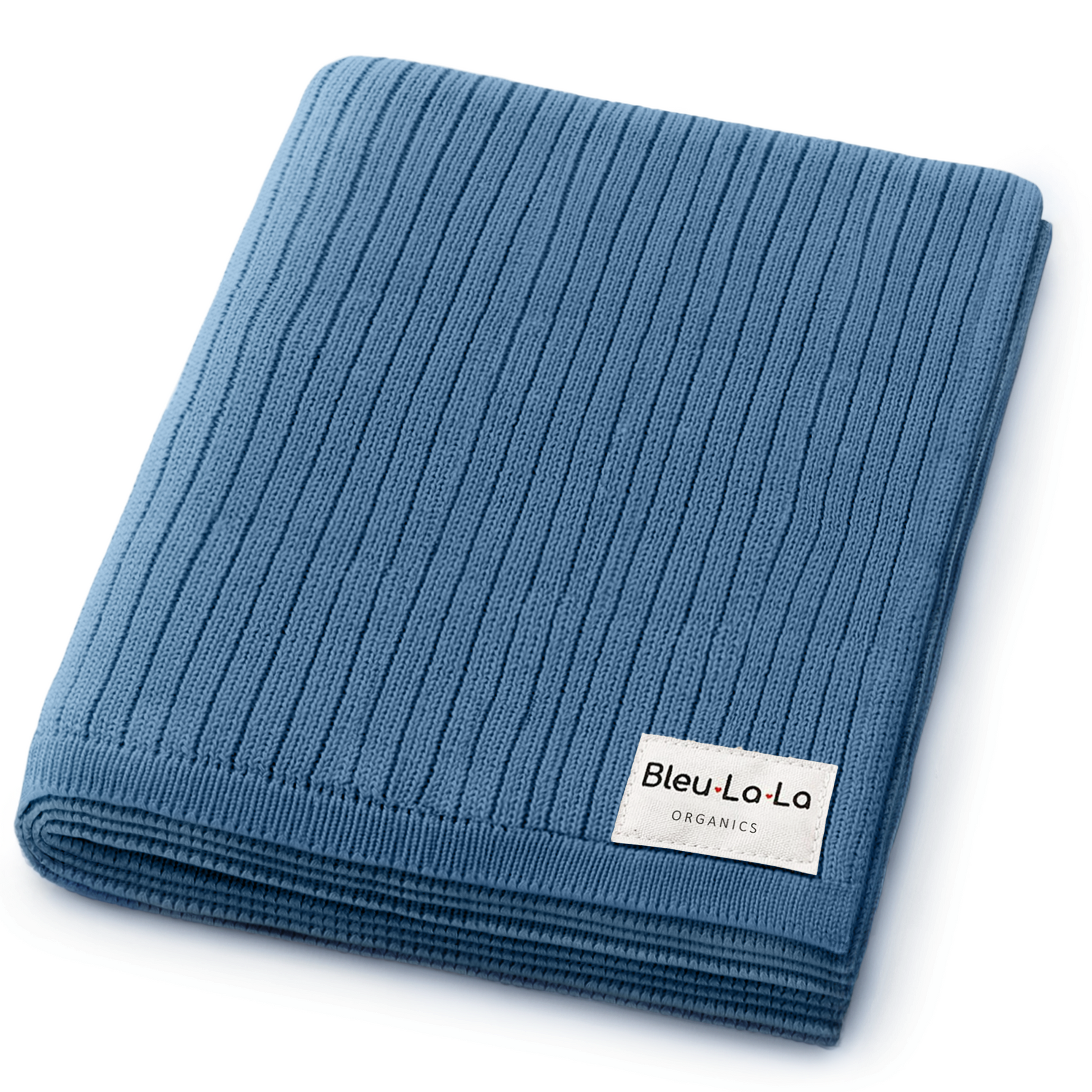 Organic Ribbed Knit Cotton Baby Blanket - By Baano