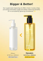 Pore Cleansing Oil, Oil Cleanser for Face, Makeup Blackhead Remover, Korean Cleanser for Sensitive Skin [PHA] (10.14 Oz)