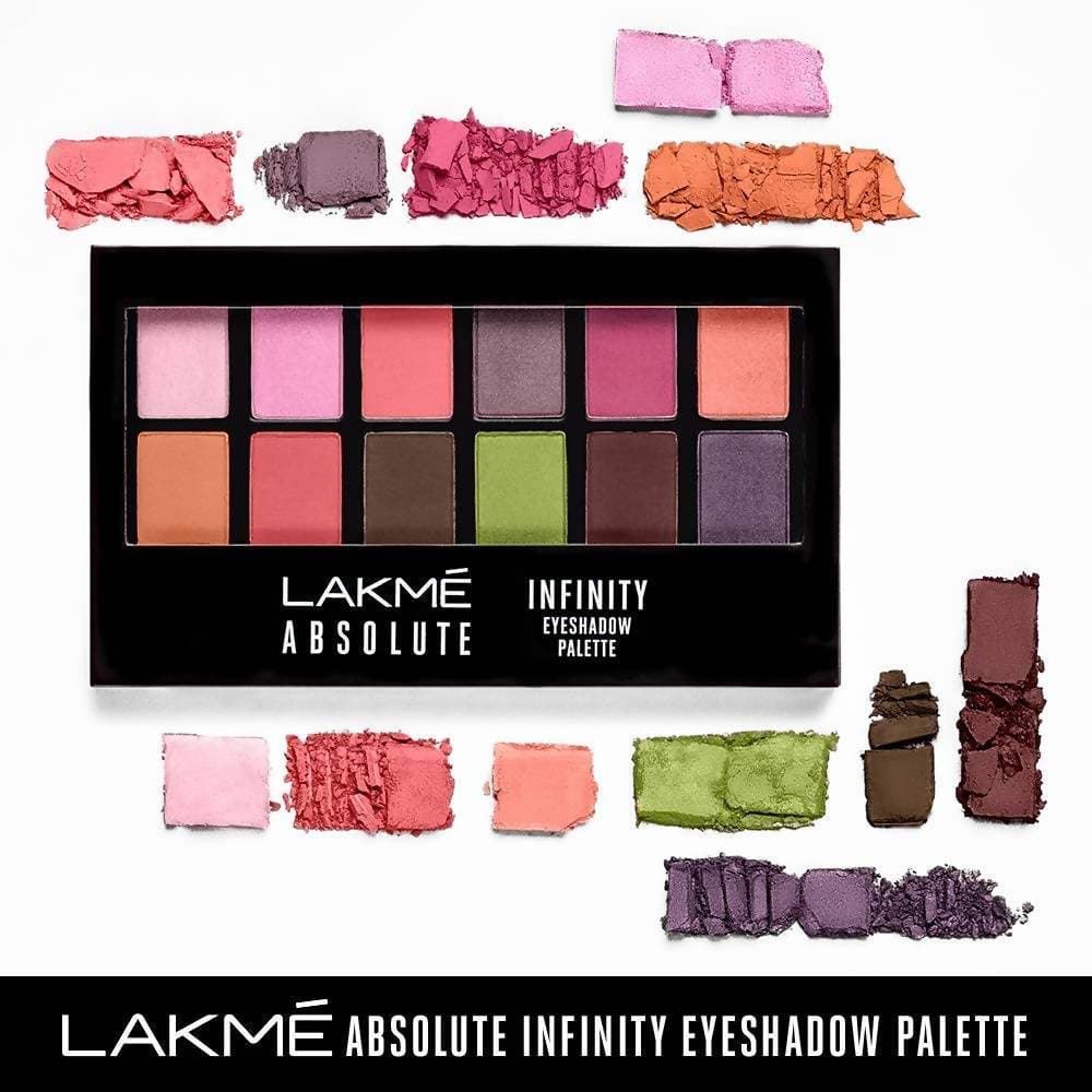 Lakme Absolute Infinity Eye Shadow Palette - Pink Paradise