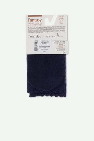 Socks Conte Fantasy - Polka Dot With a Cuff - By Baano