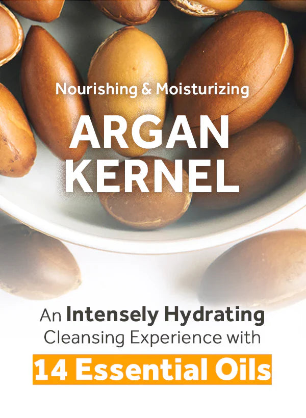 Pure Cleansing Oil 6.7 fl oz - Blackhead Melting, Daily Makeup Removal with Argan Oil