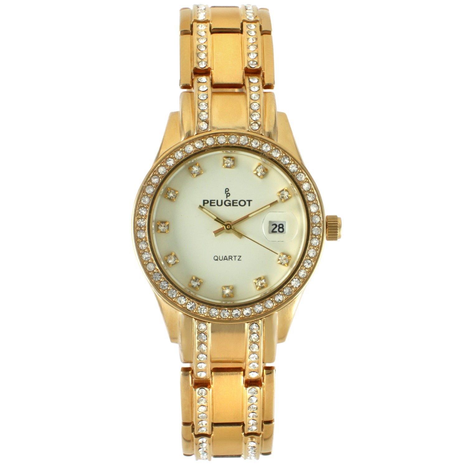 Womens Luxury Status Swarovski Crystal Bracelet Watch Peugeot Watches