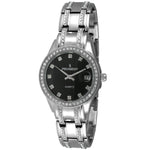 Womens Luxury Status Silver Swarovski Crystal Bracelet Watch Peugeot Watches