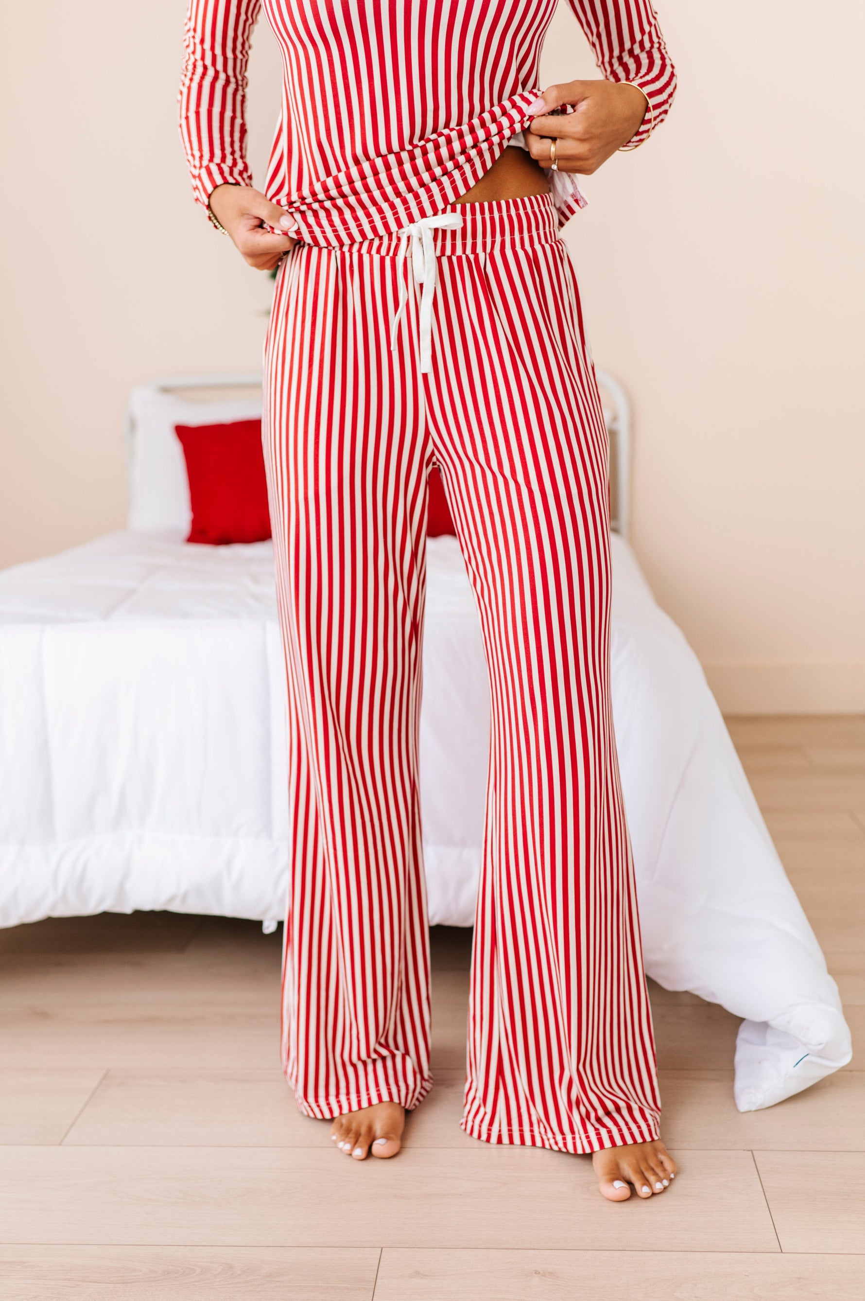 Red Stripes | Women’s PJ PANTS - By Baano