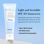 Cosrx Ultra-Light Invisible Sunscreen SPF50 PA++++ - By Baano