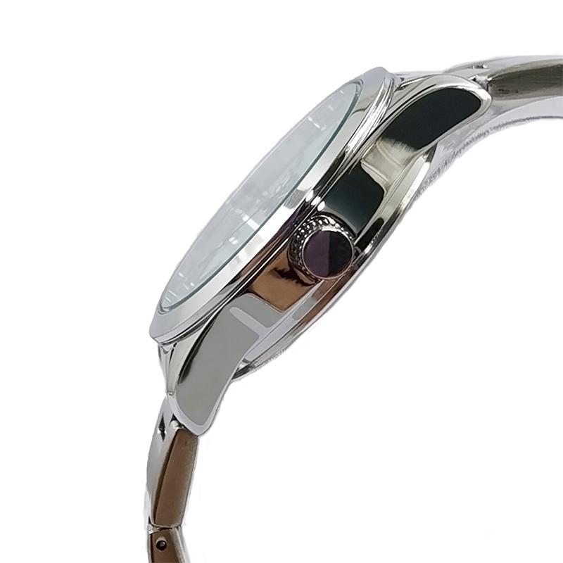 Women's 36mm Sport Watch with Black Dial and Stainless Steel Bracelet Peugeot Watches