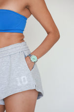 Women's 36mm Sport Watch with Blue Dial and Stainless Steel Bracelet