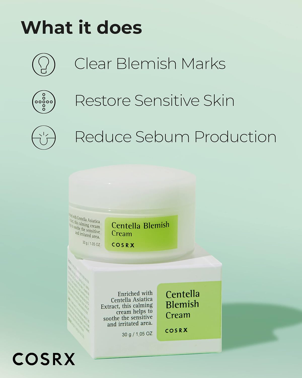 Cosrx Centella Blemish Cream - By Baano